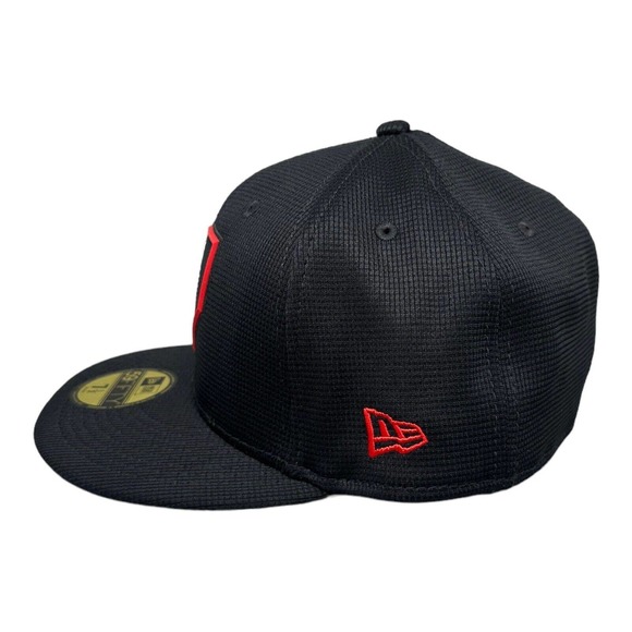 New‎ Era 59Fifty Atlanta Braves Onfield Clubhouse Retro Logo Men's Sz 7-1/2 - Picture 2 of 5